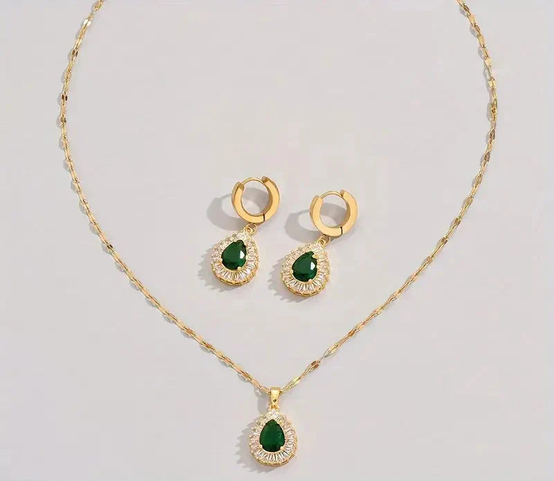 Conjunto de joias Rheya Lysandelle | Ouro