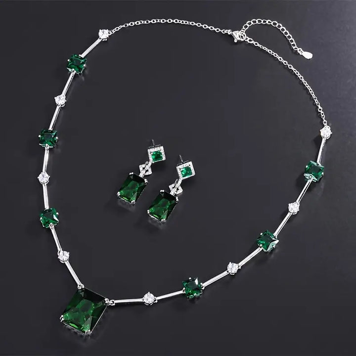 Conjunto de joias Daphira Verelune | Ouro branco