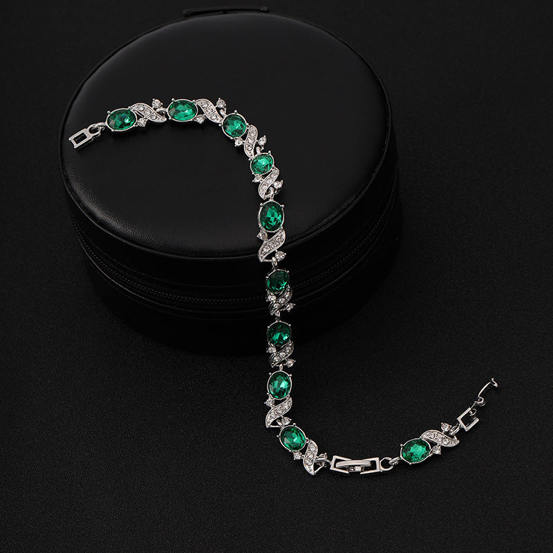 Pulseira Giada Bellini | Ouro branco