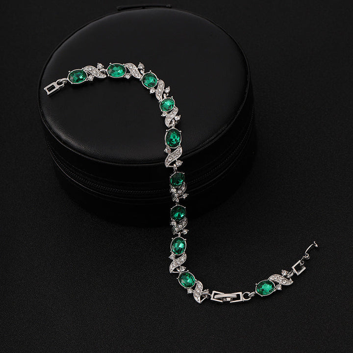 Pulseira Giada Bellini | Ouro branco