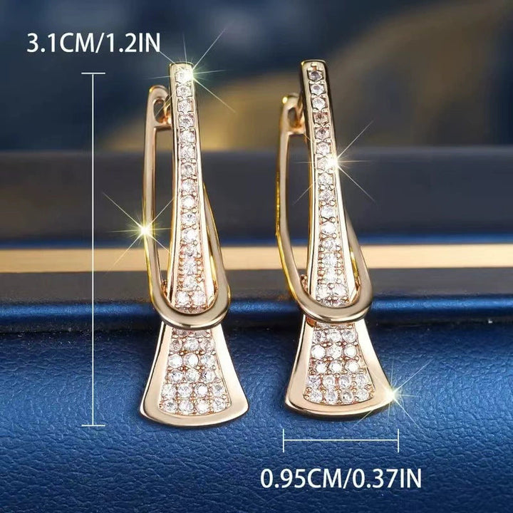 Brincos de luxo acessíveis para dames irregulares