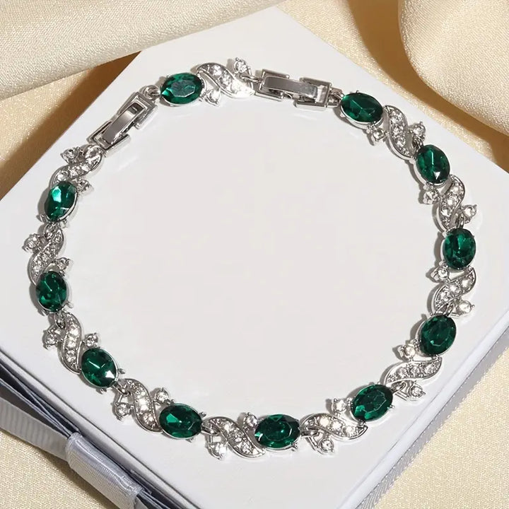 Pulseira Giada Bellini | Ouro branco
