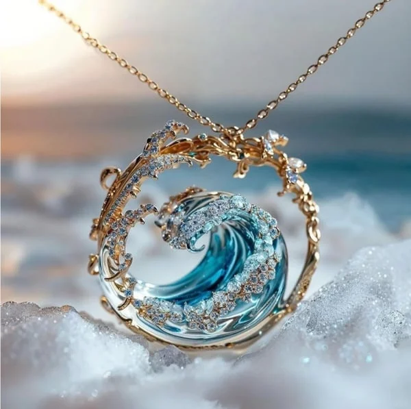 Ondas do Oceano | Feito à Mão